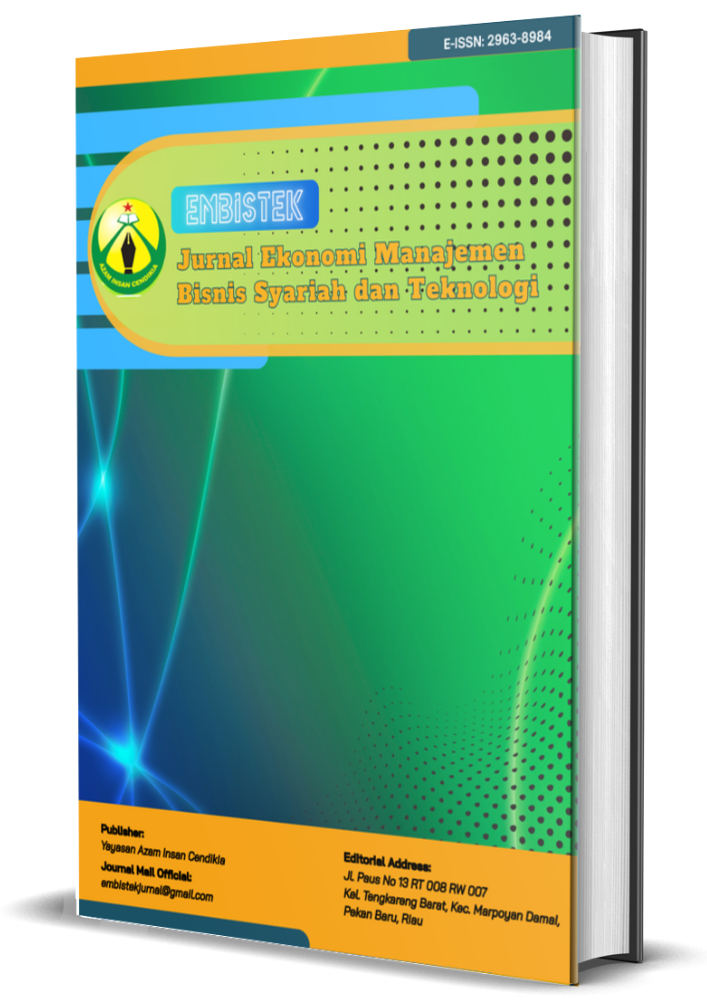 					View Vol. 5 No. 1 (2026): Jurnal Ekonomi, Manajemen Bisnis, Syariah dan Teknologi
				